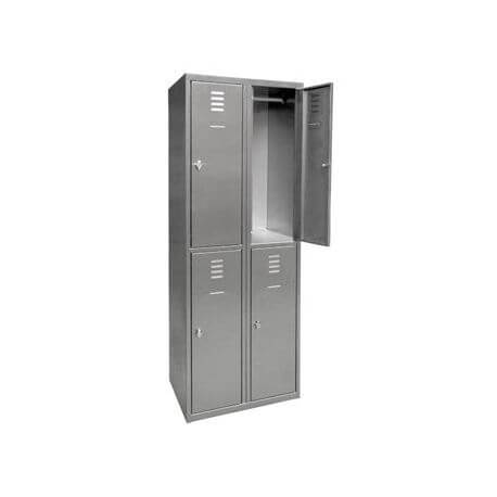 vestiaire métallique inox